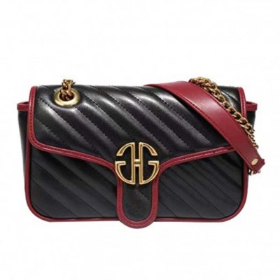 GUCCI MARMONT MINIGUCCI GG MARMONT 443497 0OLFX 8277 (26*15*7cm)