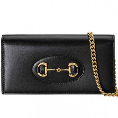 GUCCI HORSEBIT 1955 WALLET WITH CHAIN 621892 0YK0G 1000 (21*19*2.5cm)