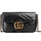 GUCCI MARMONT MATELASSE LEATHER SUPER MINI BAG 476433 DTDCT 1000 (19.5*10.2*5.1cm)