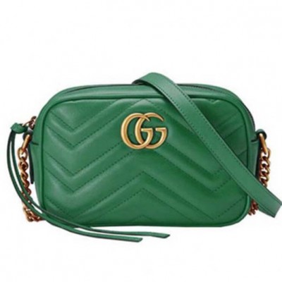 GUCCI  MARMONT MATELASSE MINI BAG 448065 (18*12*6cm)