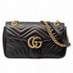 GUCCI  MARMONT SMALL MATELASSE SHOULDER BAG 443497 (26*14*7cm)