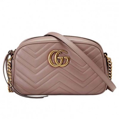 GUCCI MARMONT SMALL SHOULDER BAG 447632 DTD1T 5729 (24*13*7cm)