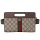 GUCCI OPHIDIA BELT BAG 704196 96IWT 8745  (22.5*14*2.5cm）