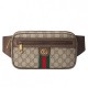 GUCCI OPHIDIA GG BELT BAG  574796 97SIT 8747 (24*14*5.5cm）