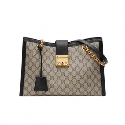 GUCCI PADLOCK MEDIUM GG SHOULDER BAG 479197 KHNKG 9769 (35*23.5*14cm)