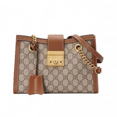 GUCCI Padlock small shoulder bag 498156 KHNKG 8534 (25.4*18*10cm)