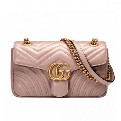 GUCCI MARMONT SMALL MATELASSE SHOULDER BAG 443497 DTDIT 5729 (26*15*7cm)