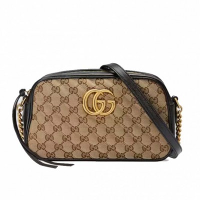 GUCCI MARMONT SMALL SHOULDER BAG 47632 HVKEG 9772 (24*13*7cm)