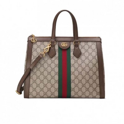 GUCCI OPHIDIA MEDIUM TOTE BAG 524537 K05NB 8745 (33*24*28cm)