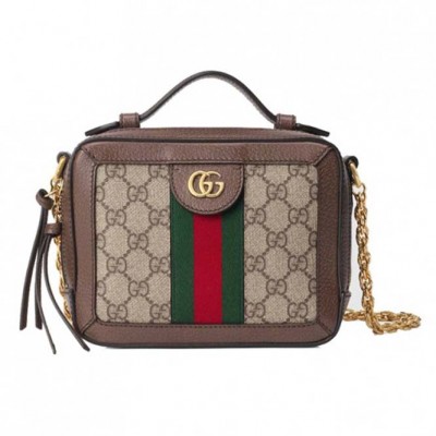 GUCCI OPHIDIA MINI SHOULDER BAG 602576 K05NB 8745 (18.5*15*7.5cm)