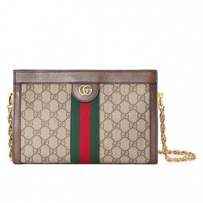 GUCCI OPHIDIA SMALL SHOULDER BAG 503877 K05NG 8745 (26*17.5*8cm)