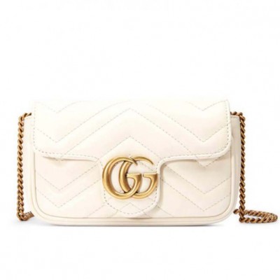 GUGUCCI MARMONT MATELASSE LEATHER SUPER MINI BAG 476433 (16.5*10*5cm)