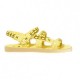 CHANEL  SANDALS 		COTTON TWEED			YELLOW  G33800 X56550 0N550