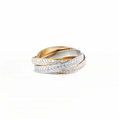 CARTIER TRINITY RING, SMALL MODEL  N4227600