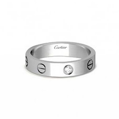 CARTIER  LOVE WEDDING BAND, 1 DIAMOND  B4050500