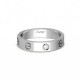 CARTIER  LOVE WEDDING BAND, 1 DIAMOND  B4050500