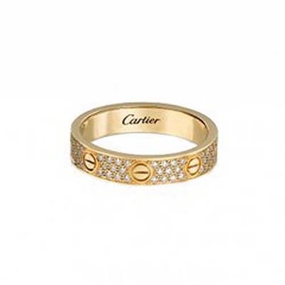 CARTIER  LOVE WEDDING BAND, DIAMOND-PAVED B4083300