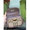  GUCCI BAMBOO 1947 JUMBO SMALL TOP HANDLE BAG 675797 UKMDT 2570 (21*15*7cm)