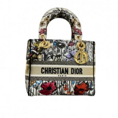 DIOR MEDIUM LADY D-LITE BAG M0565O (24cm*20cm*11cm)