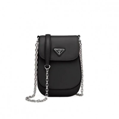 PRADA  BRUSHED LEATHER MINI-BAG 1BH185_ZO6_F0002_V_COO (13.5cm*17.5cm*4cm)