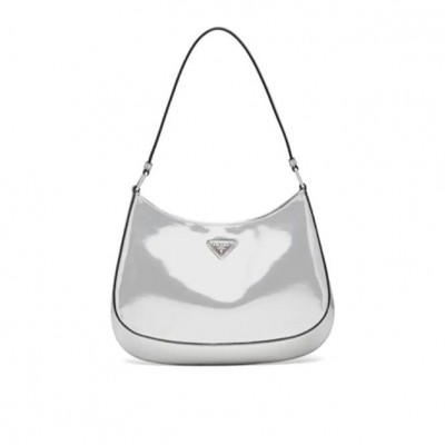 PRADA  CLEO BRUSHED LEATHER SHOULDER BAG 1BC499_ZO6_F0118_V_OOO (27cm*22cm*6cm)