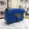 GUCCI MARMONT SMALL MATELASSE SHOULDER BAG 443497 1X5EG 8382 (26*15*7cm)