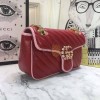 GUCCI MARMONT SMALL MATELASSE SHOULDER BAG 443497 1X5EG  (26*15*7cm)