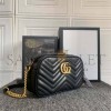 GUCCI  MARMONT SMALL MATELASSE SHOULDER BAG 448065-DTD1T (18*12*6cm)