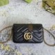 GUCCI MARMONT MATELASSE LEATHER SUPER MINI BAG 476433 DTDCT 1000 (19.5*10.2*5.1cm)