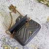 GUCCI MARMONT MATELASSE LEATHER SUPER MINI BAG 476433 DTDCT 1000 (19.5*10.2*5.1cm)