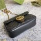 GUCCI MARMONT MATELASSE LEATHER SUPER MINI BAG 476433 DTDCT 1000 (19.5*10.2*5.1cm)