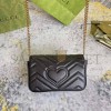 GUCCI MARMONT MATELASSE LEATHER SUPER MINI BAG 476433 DTDCT 1000 (19.5*10.2*5.1cm)