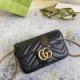 GUCCI MARMONT MATELASSE LEATHER SUPER MINI BAG 476433 DTDCT 1000 (19.5*10.2*5.1cm)