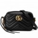 GUCCI MARMONT MATELASSE MINI BAG 448065 DTD1T 1000 (18*12*6cm)