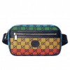 GUCCI MULTICOLOUR BELT BAG 658657 2U1BN 4198  658657 2U1BN 4198 (24*14*5cm)