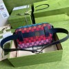 GUCCI MULTICOLOUR BELT BAG 658657 2U1BN 4198  658657 2U1BN 4198 (24*14*5cm)