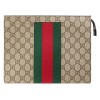 GUCCI SUPREME WEB POUCH 475316 KHN4N 9791 (26*20*5cm)