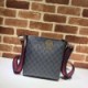 GUCCI BLACK SMALL MESSENGER BAG 523599 K5RLN 1095 (23.5*21*4.5cm)