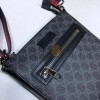 GUCCI BLACK SMALL MESSENGER BAG 523599 K5RLN 1095 (23.5*21*4.5cm)