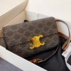 CELINE TRIOMPHE SHOULDER BAG 194142CUZ.04LU (20cm*10cm*4cm)