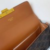 CELINE TRIOMPHE SHOULDER BAG 194142CUZ.04LU (20cm*10cm*4cm)