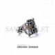 CHROME HEARTS BUTTERFLY FLORAL CROSS RING