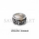 CHROME HEARTS BS FLEUR SPINNER RING