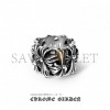 CHROME HEARTS SQUARE CEMETERY CROSS RING