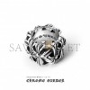 CHROME HEARTS SQUARE CEMETERY CROSS RING