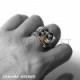 CHROME HEARTS SQUARE CEMETERY CROSS RING