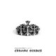 CHROME HEARTS CROSS CROWN RING