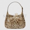 GUCCI JACKIE 1961 PYTHON SMALL SHOULDER BAG 636709 E0P0G 9528 (28*19*4.5cm)