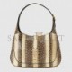 GUCCI JACKIE 1961 SMALL PYTHON BAG 636706 28R0G 9528  (28*19*4.5cm)