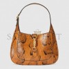 GUCCI JACKIE 1961 PYTHON SMALL SHOULDER BAG 636709 LU30G 7744 (28*19*4.5cm)